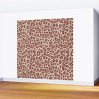 Leopard Print Abstractions - Marsala Wall Mural Gallery Image 2