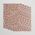Leopard Print Abstractions - Marsala Wrapping Paper Gallery Image 3