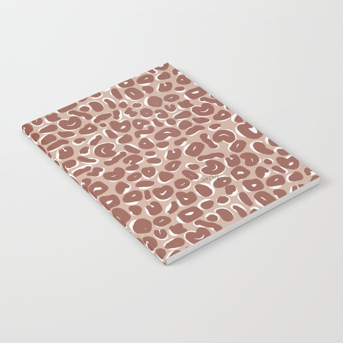 Leopard Print Abstractions - Marsala Notebook Gallery Image 1