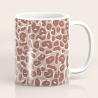 Leopard Print Abstractions - Marsala Coffee Mug Gallery Image 1