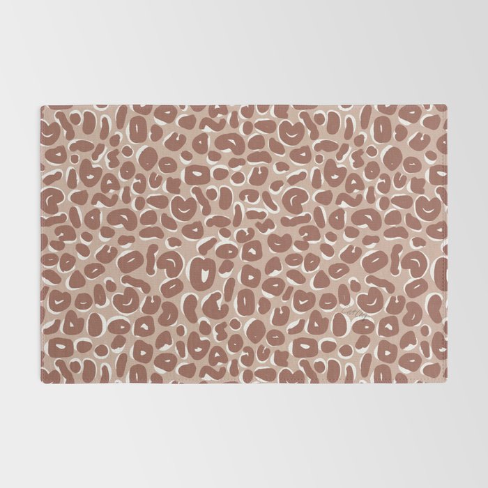 Leopard Print Abstractions - Marsala Rug Gallery Image 2