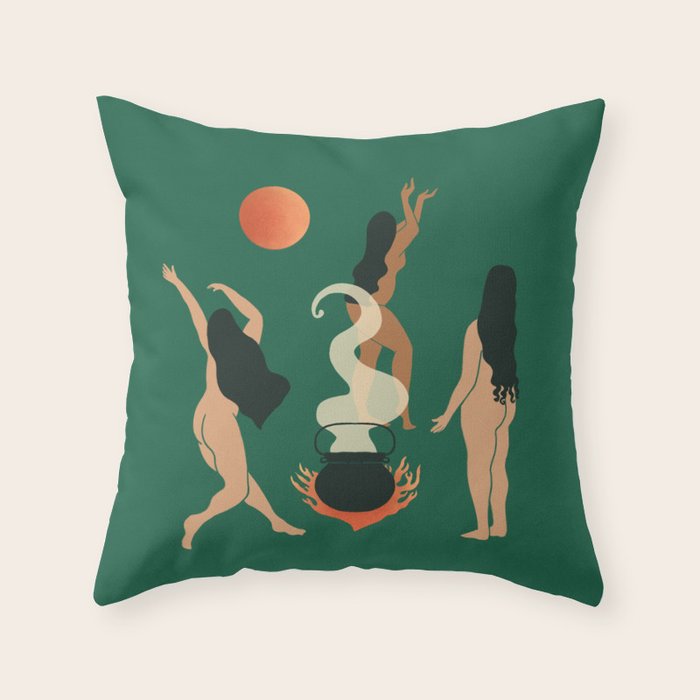 The VVitches  Throw Pillow Gallery Image 1