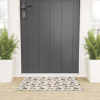 Appaloosa Wild Horses Pattern in Warm Neutrals Western  Welcome Mat Gallery Image 3
