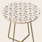 Appaloosa Wild Horses Pattern in Warm Neutrals Western  Side Table Gallery Image 2