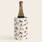 Appaloosa Wild Horses Pattern in Warm Neutrals Western  Wine Chiller Gallery Image 3