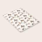 Appaloosa Wild Horses Pattern in Warm Neutrals Western  Notebook Gallery Image 3