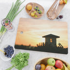 Lifeguard Stand at Sunset Cutting Board Gallery Image 2