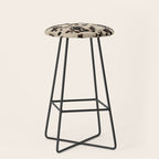 Chic Tortoise Shell on Ivory Stool Gallery Image 1