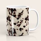 Chic Tortoise Shell on Ivory Coffee Mug Gallery Image 1