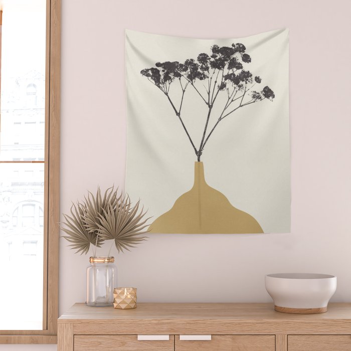 Blooms of Gypsophila #1 Wall Tapestry Gallery Image 2