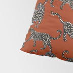 Modern black cheetah with white dots  Pillow Sham Gallery Image 4
