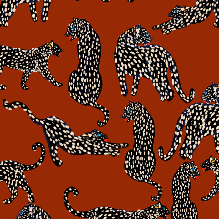 Modern black cheetah with white dots  Coffee Mug Gallery Image 2