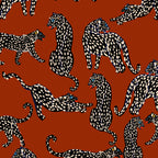 Modern black cheetah with white dots  Coffee Mug Gallery Image 2