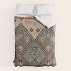 Traditional Vintage Moroccan Rug Duvet Cover Gallery Image 6