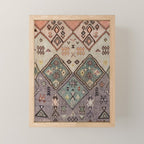 Traditional Vintage Moroccan Rug Mini Art Print Gallery Image 1