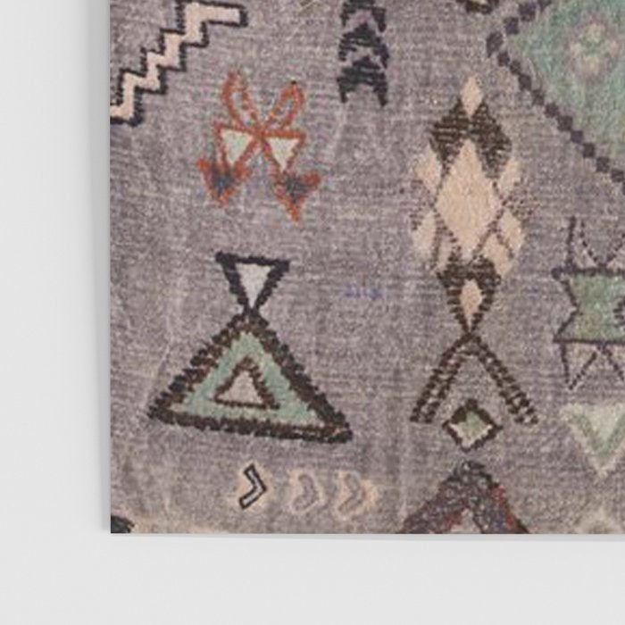 Traditional Vintage Moroccan Rug Poster Gallery Image 3