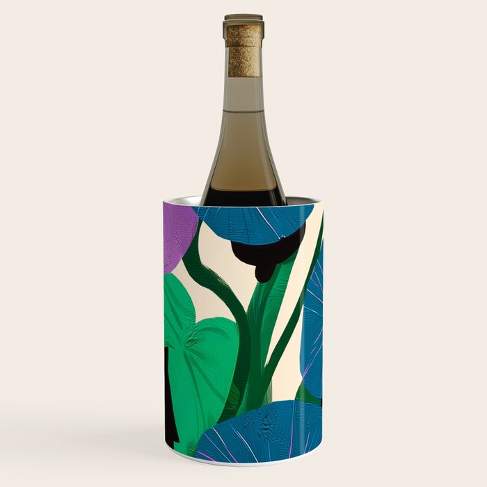 Blue Petunia Study Wine Chiller Gallery Image 1