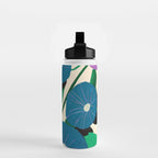 Blue Petunia Study Water Bottle Gallery Image 2
