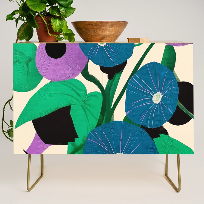Blue Petunia Study Credenza Gallery Image 1