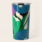 Blue Petunia Study Travel Mug Gallery Image 1