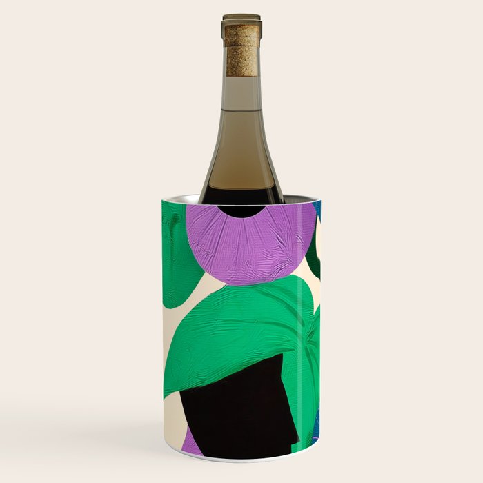 Blue Petunia Study Wine Chiller Gallery Image 2