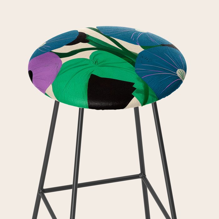 Blue Petunia Study Stool Gallery Image 2