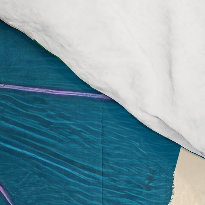 Blue Petunia Study Comforter Gallery Image 4