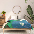 Blue Petunia Study Comforter Gallery Image 3