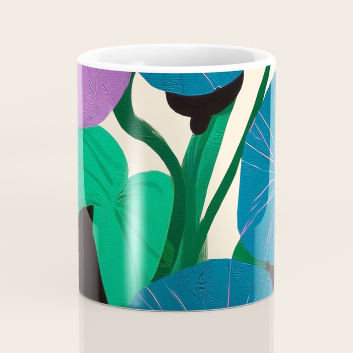 Blue Petunia Study Coffee Mug Gallery Image 4