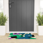 Blue Petunia Study Welcome Mat Gallery Image 3