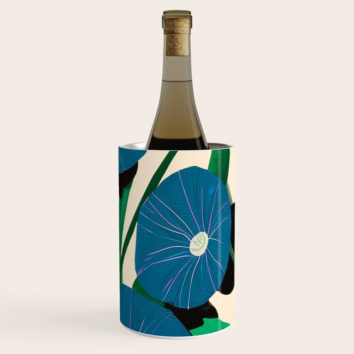 Blue Petunia Study Wine Chiller Gallery Image 3