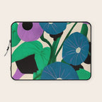 Blue Petunia Study Laptop Sleeve Gallery Image 1