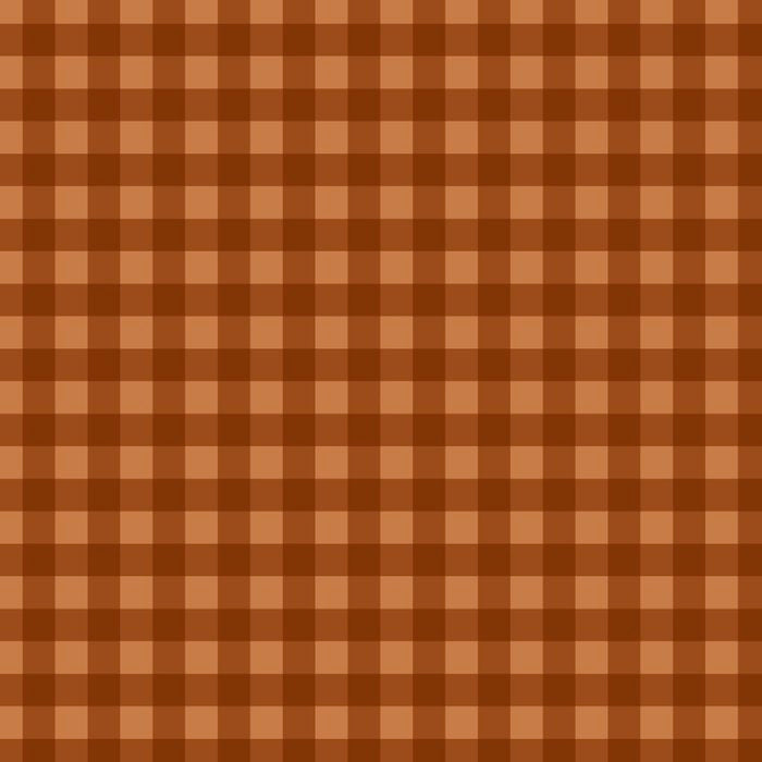 Gingham Plaid Pattern - Burnt Orange Coffee Mug Gallery Image 2