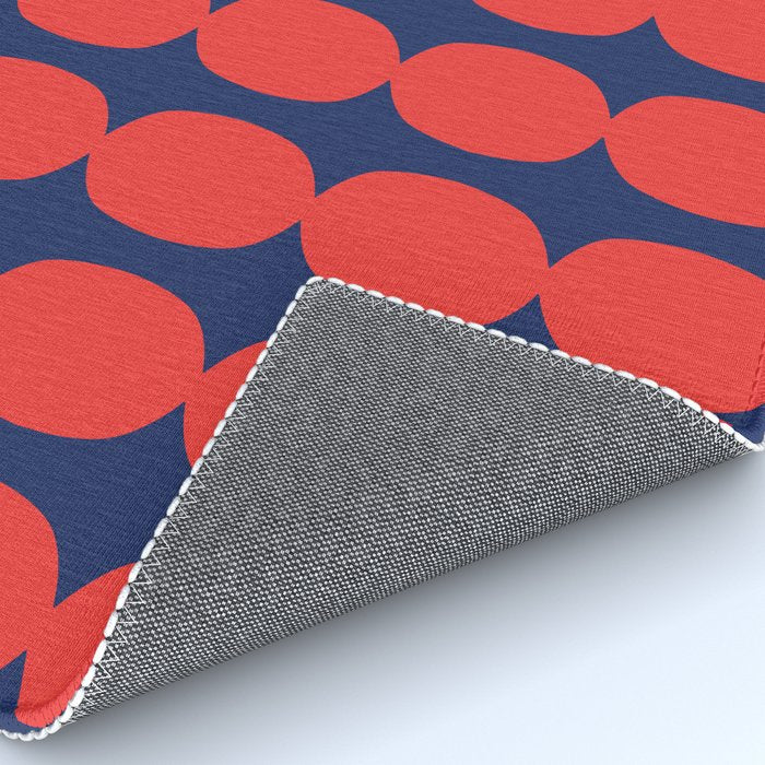 Ember and Navy Bubble Chain Rug Gallery Image 4