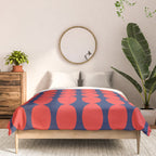 Ember and Navy Bubble Chain Comforter Gallery Image 3
