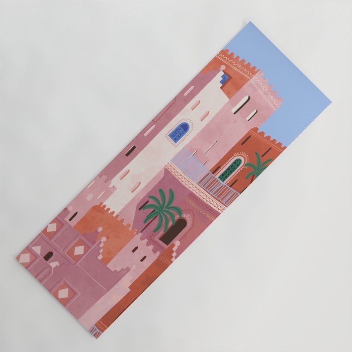 Sunset in Morocco Yoga Mat Gallery Image 1
