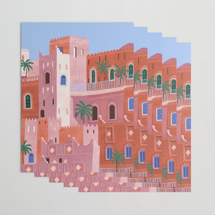 Sunset in Morocco Wrapping Paper Gallery Image 3