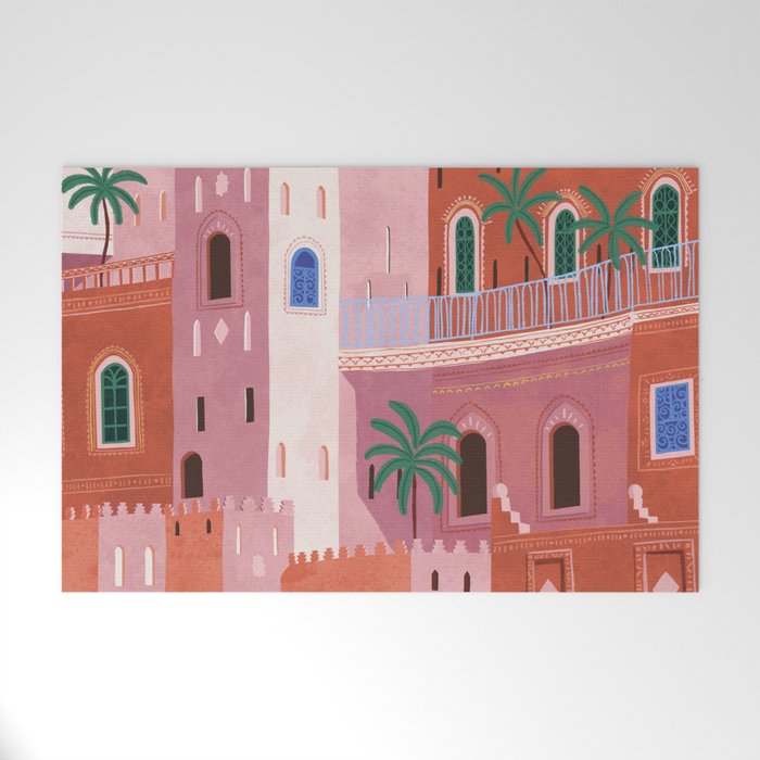 Sunset in Morocco Welcome Mat Gallery Image 1