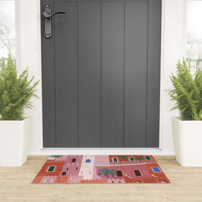 Sunset in Morocco Welcome Mat Gallery Image 3