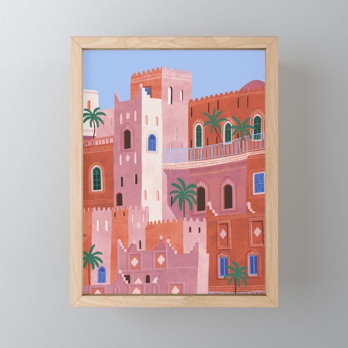 Sunset in Morocco Mini Art Print Gallery Image 1