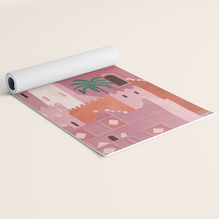 Sunset in Morocco Yoga Mat Gallery Image 2