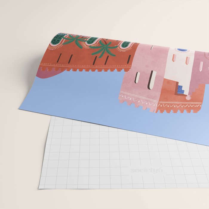 Sunset in Morocco Wrapping Paper Gallery Image 2