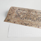 Silk Esfahan Persian Carpet Print Wrapping Paper Gallery Image 2