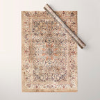 Silk Esfahan Persian Carpet Print Wrapping Paper Gallery Image 1