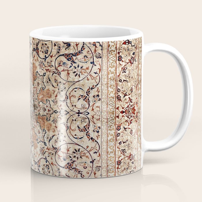 Silk Esfahan Persian Carpet Print Coffee Mug Gallery Image 1