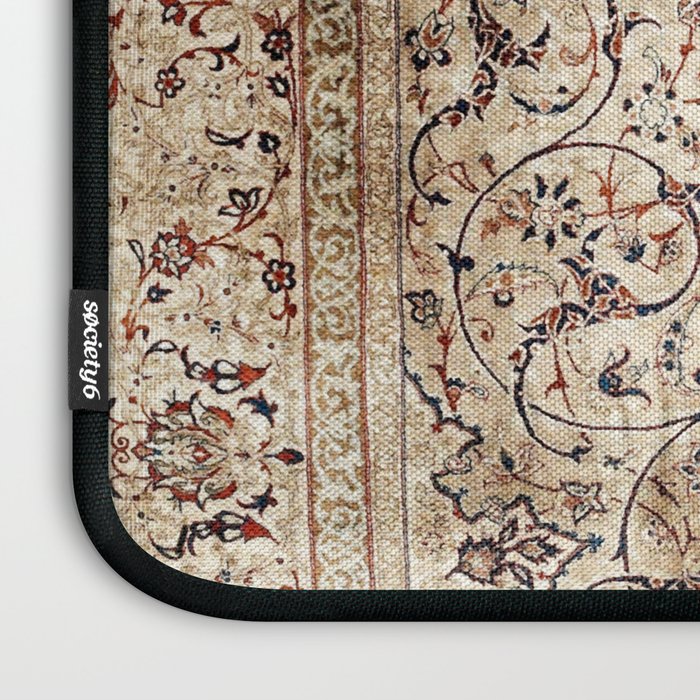 Silk Esfahan Persian Carpet Print Laptop Sleeve Gallery Image 3
