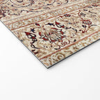Silk Esfahan Persian Carpet Print Welcome Mat Gallery Image 2