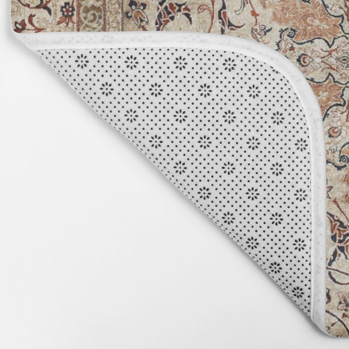 Silk Esfahan Persian Carpet Print Bath Mat Gallery Image 2
