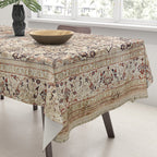 Silk Esfahan Persian Carpet Print Tablecloth Gallery Image 3