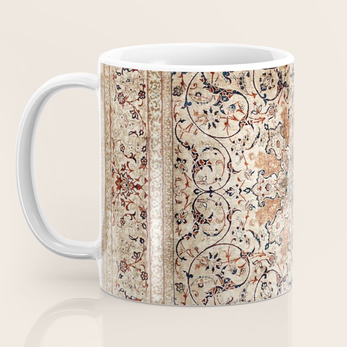 Silk Esfahan Persian Carpet Print Coffee Mug Gallery Image 3
